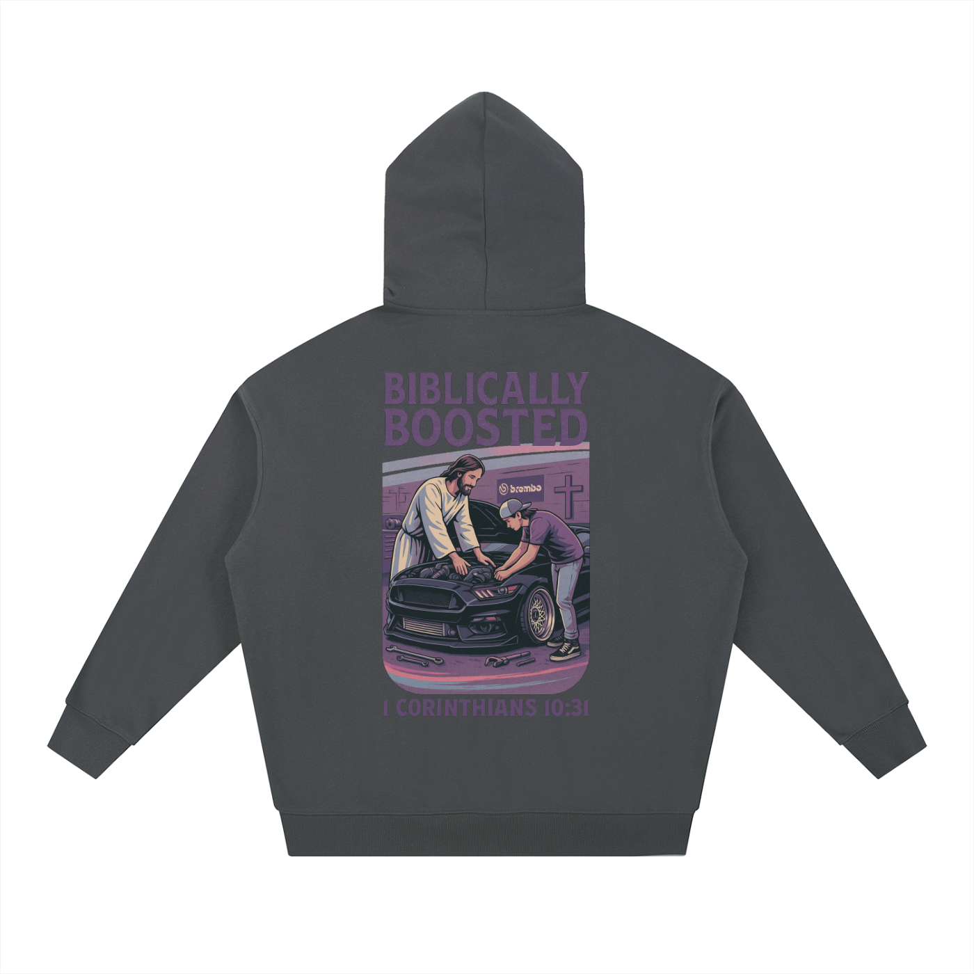 Biblically Boosted Mustang Essential Hoodie
