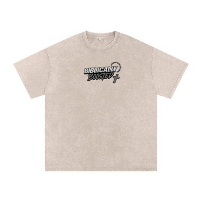 Biblically Boosted Turbo Snow Washed T-shirt