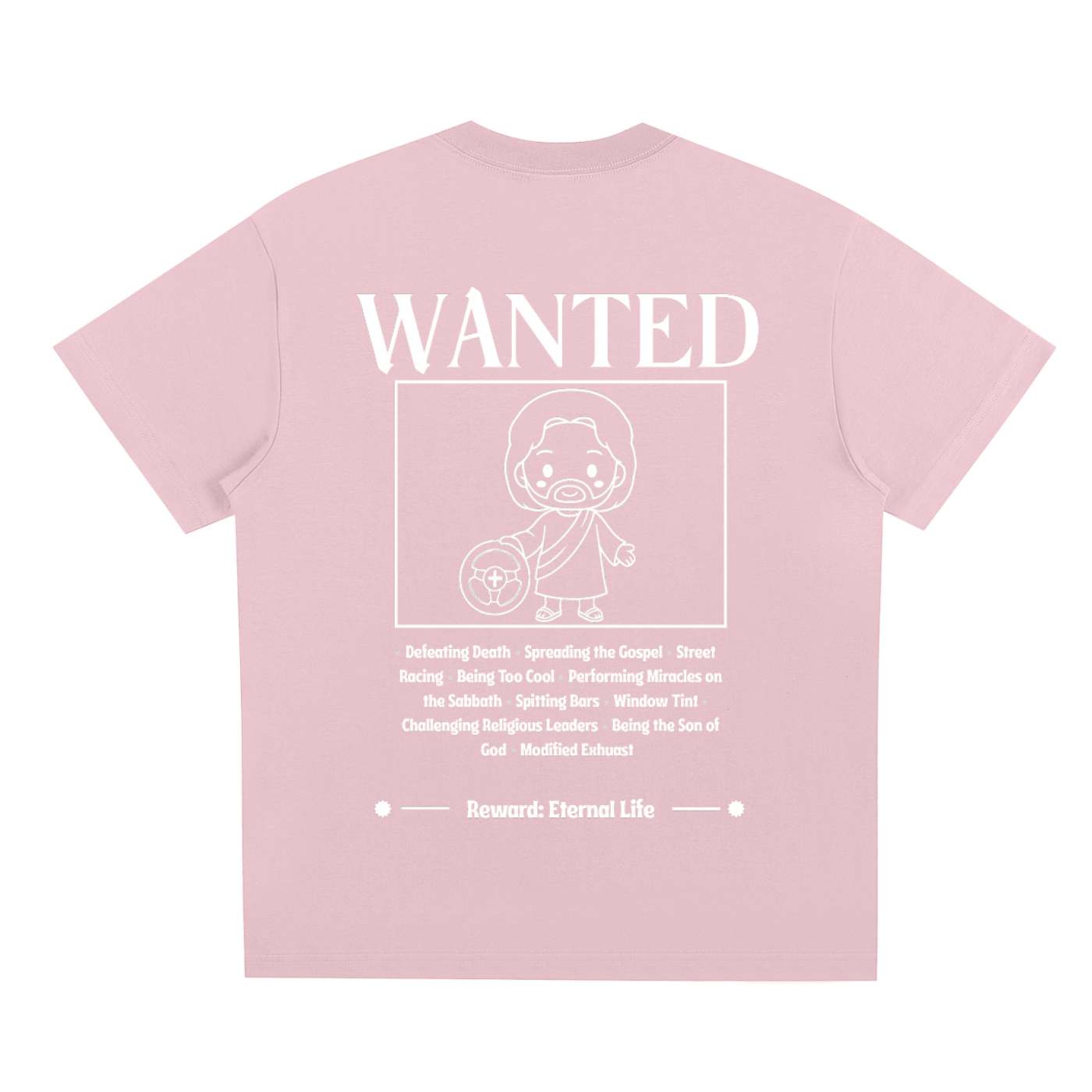 Biblically Boosted Wanted Sorona Cooling T-shirt