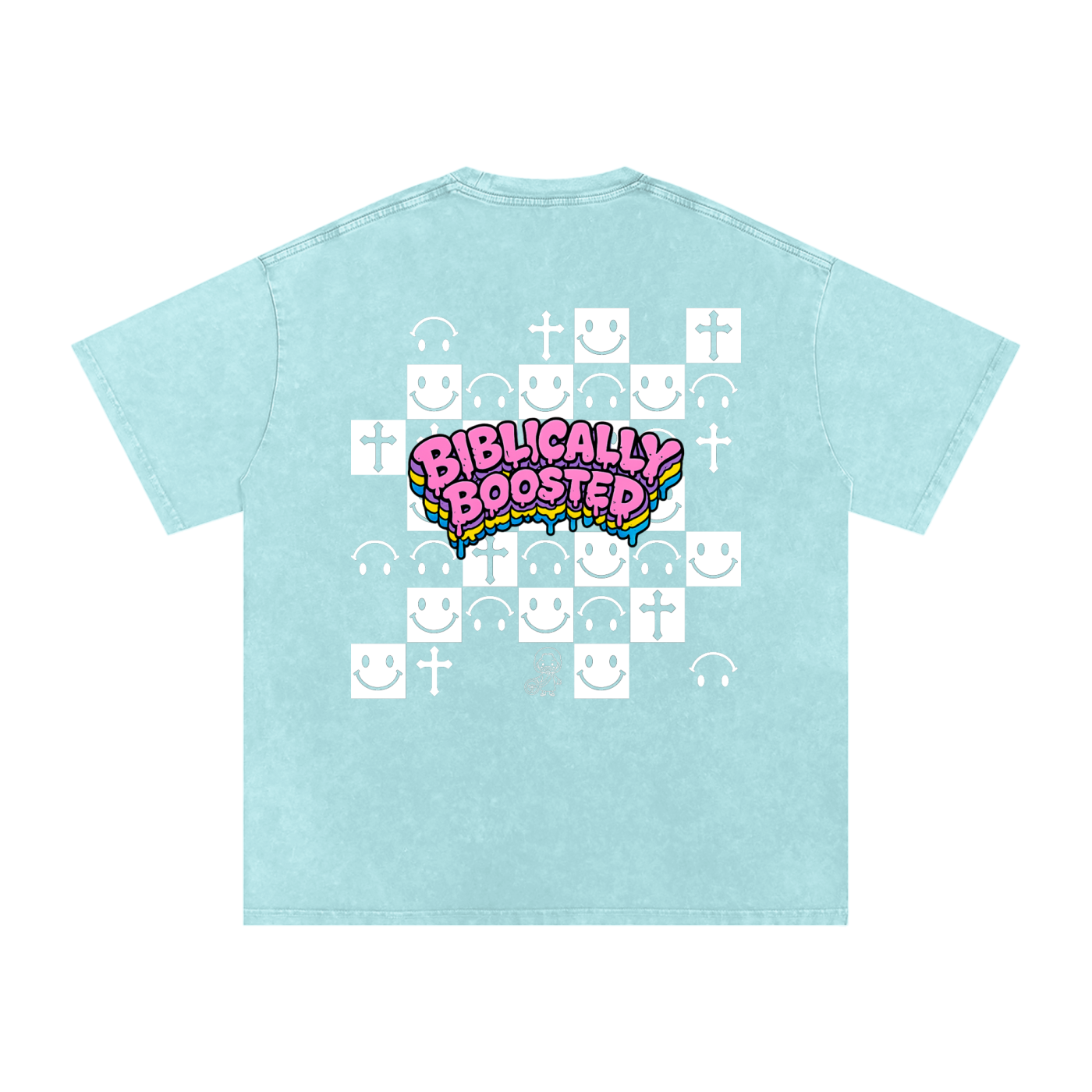 Biblically Boosted Checker T-Shirt