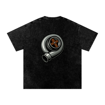 Biblically Boosted Turbo Snow Washed T-shirt