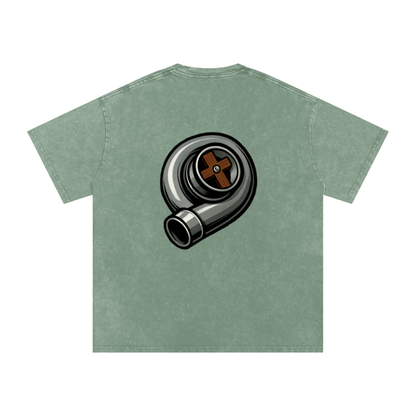 Biblically Boosted Turbo Snow Washed T-shirt