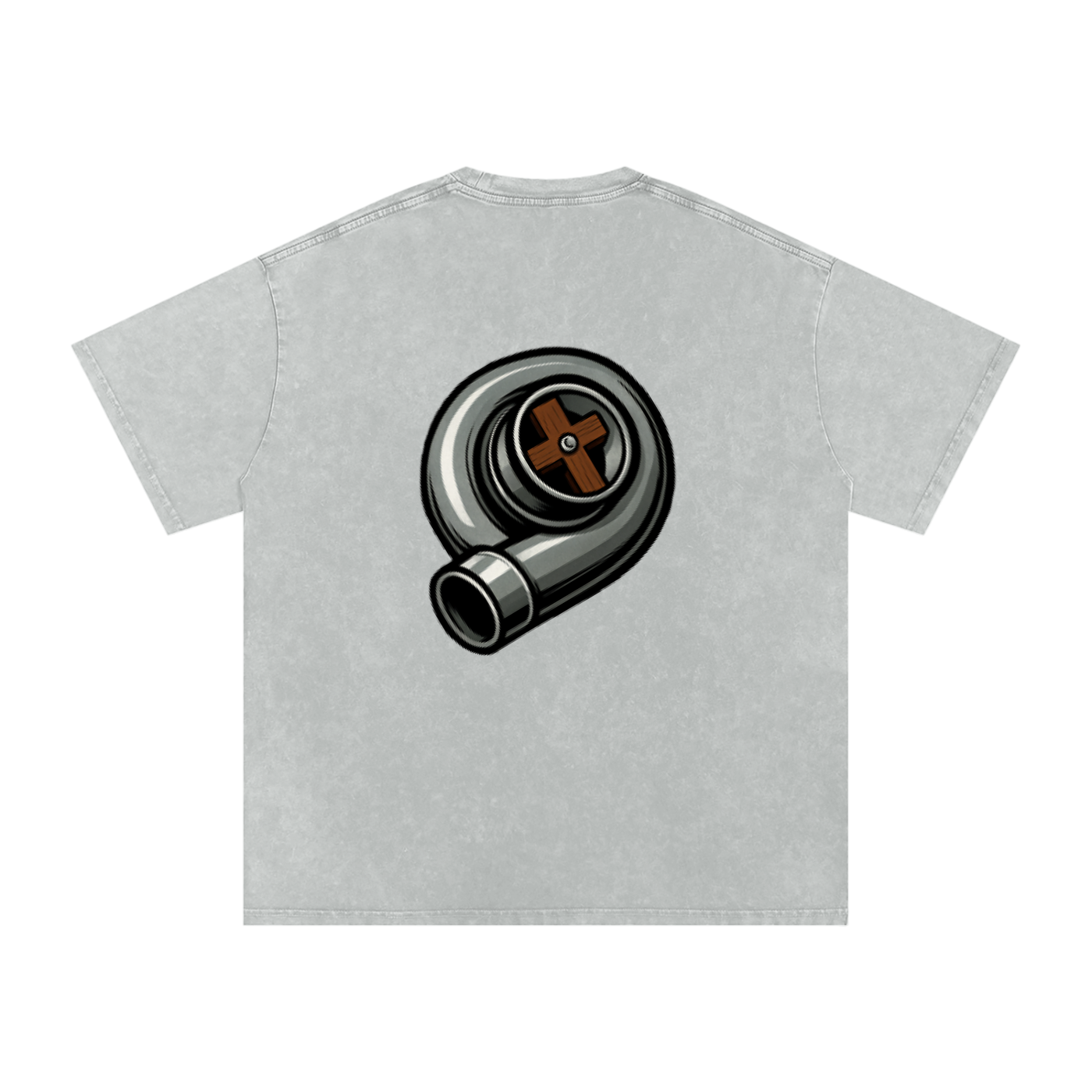Biblically Boosted Turbo Snow Washed T-shirt