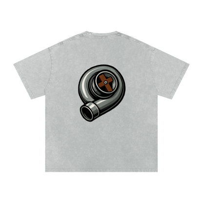 Biblically Boosted Turbo Snow Washed T-shirt