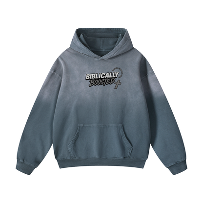 Biblically Boosted Wanted Sun Fade Hoodie