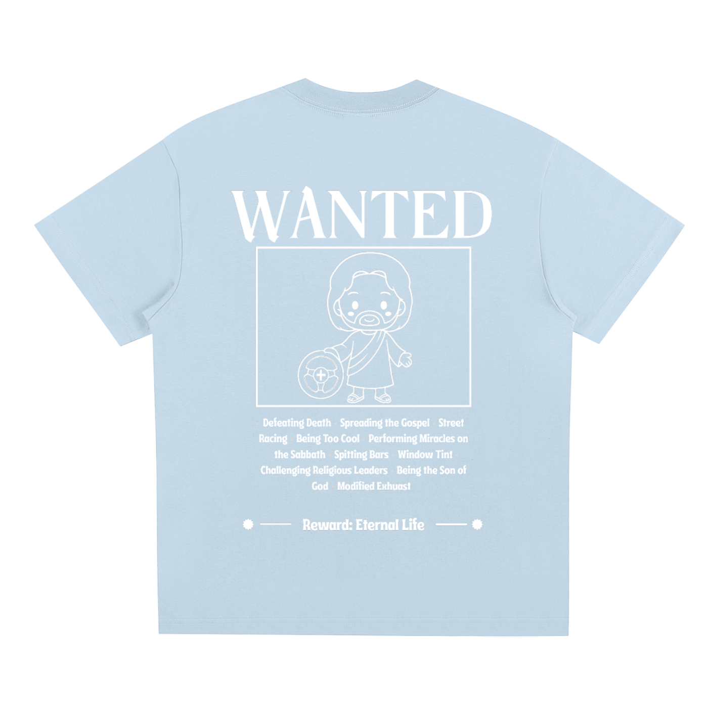 Biblically Boosted Wanted Sorona Cooling T-shirt