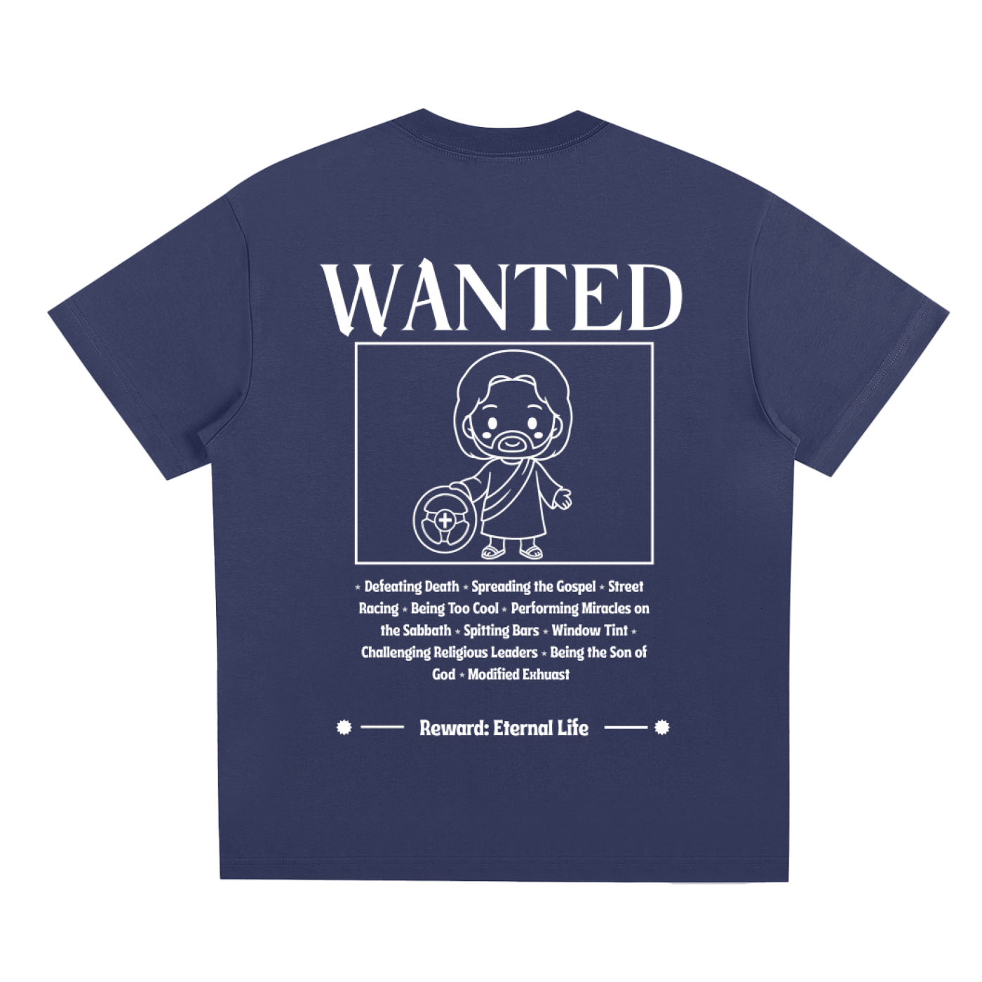 Biblically Boosted Wanted Sorona Cooling T-shirt