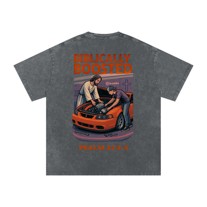 Biblically Boosted Terminator Snow Washed T-shirt