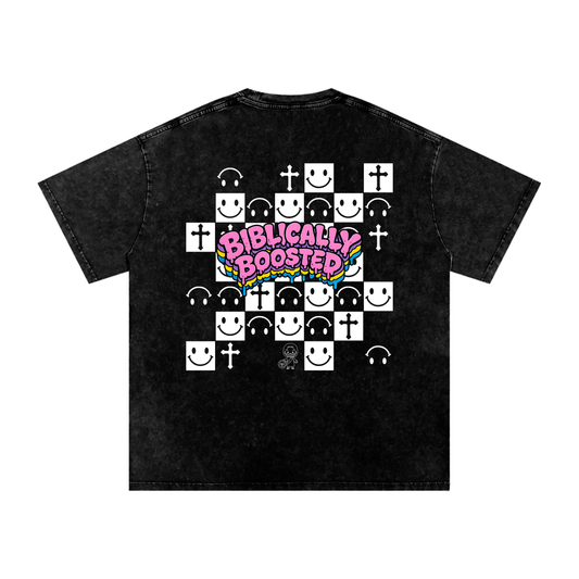 Biblically Boosted Checker T-Shirt