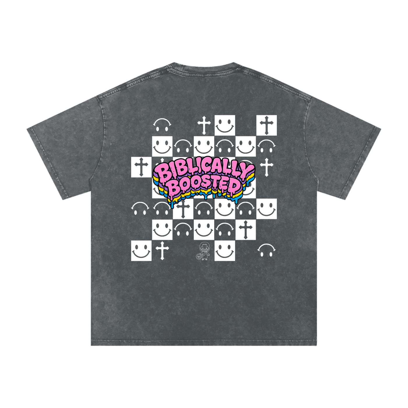 Biblically Boosted Checker T-Shirt