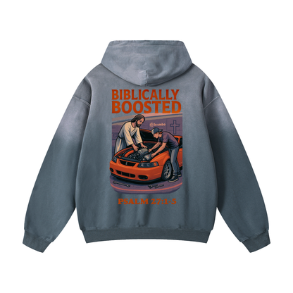 Biblically Boosted Terminator Sun Fade Hoodie