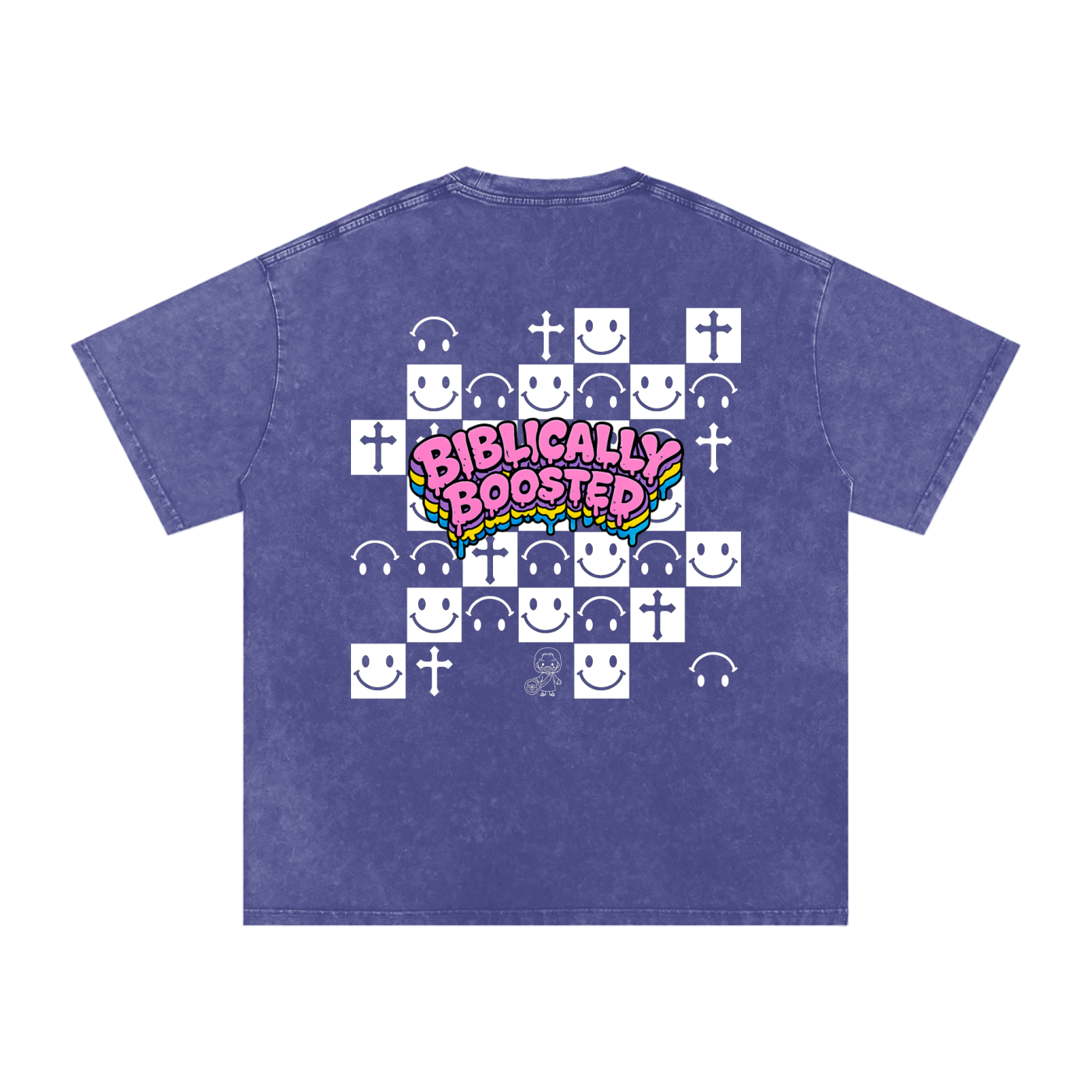 Biblically Boosted Checker T-Shirt