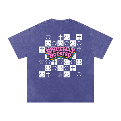 Biblically Boosted Checker T-Shirt