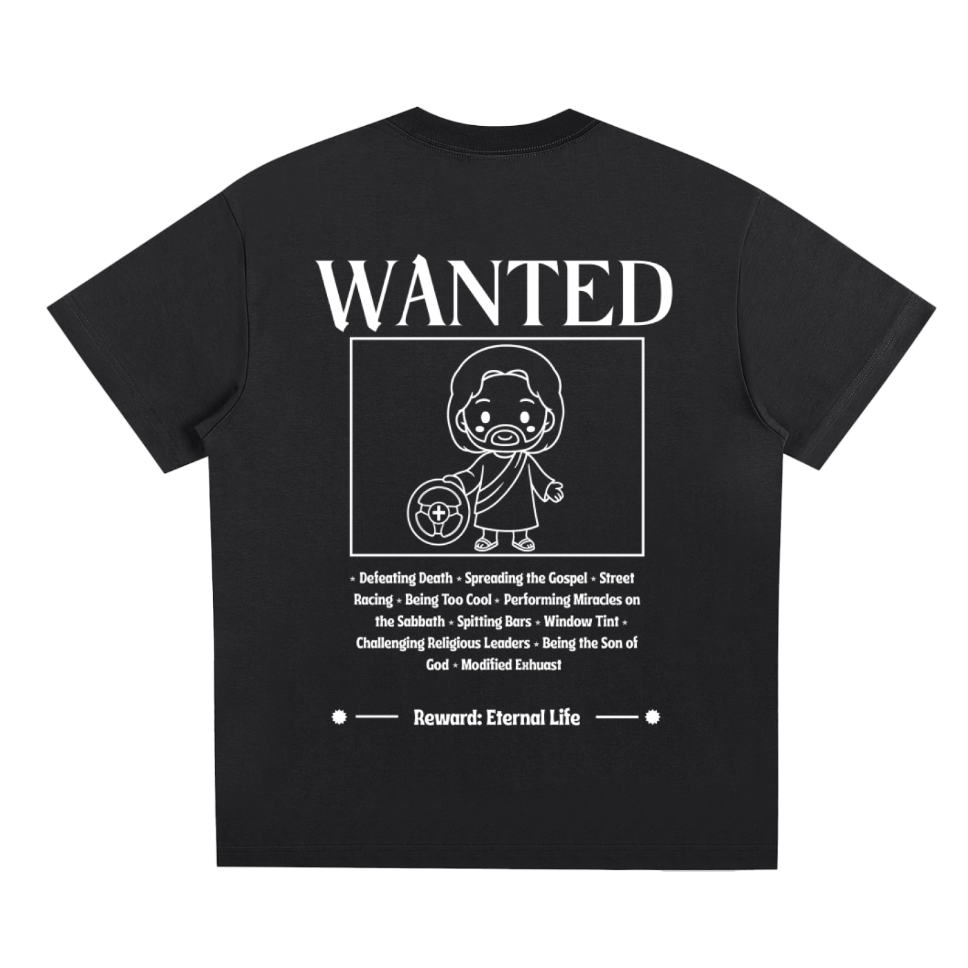 Biblically Boosted Wanted Sorona Cooling T-shirt