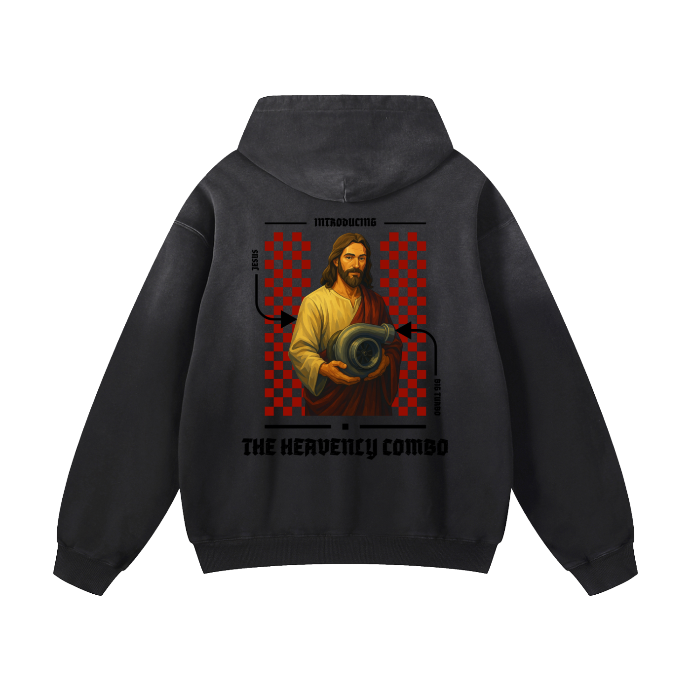 Biblically Boosted Heavenly Combo Sun Fade Hoodie
