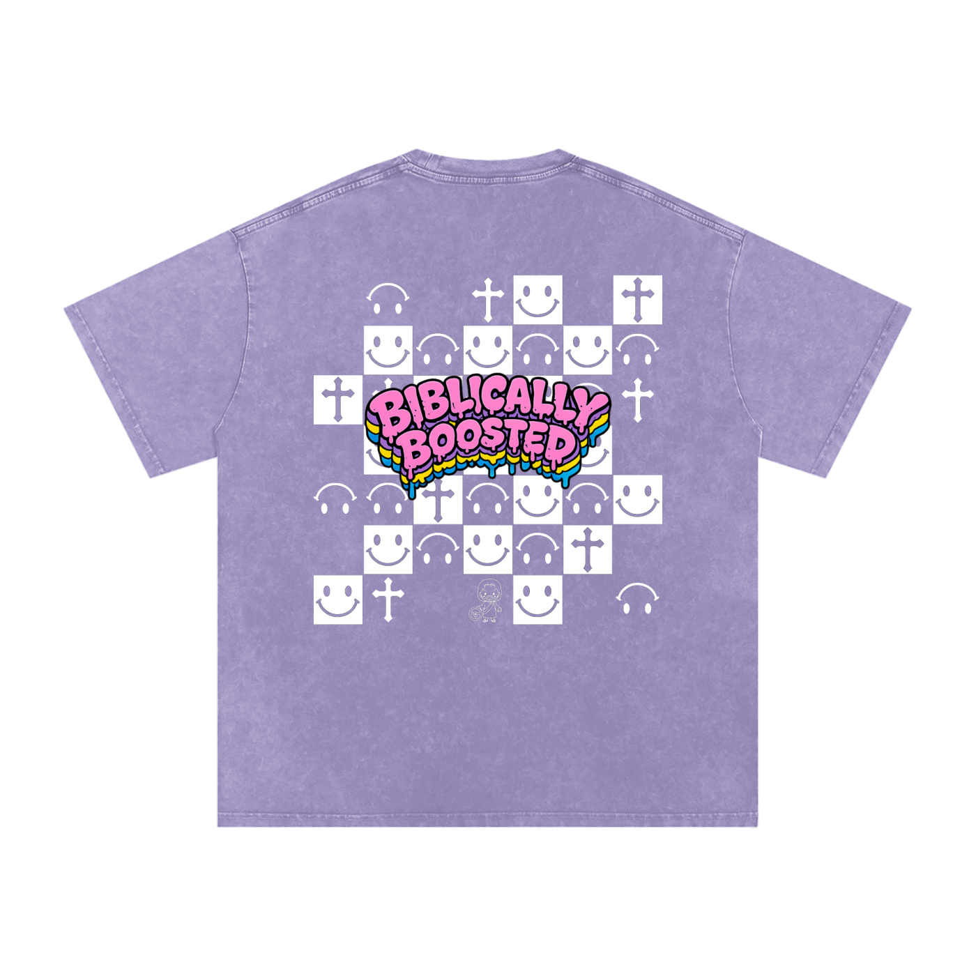 Biblically Boosted Checker T-Shirt