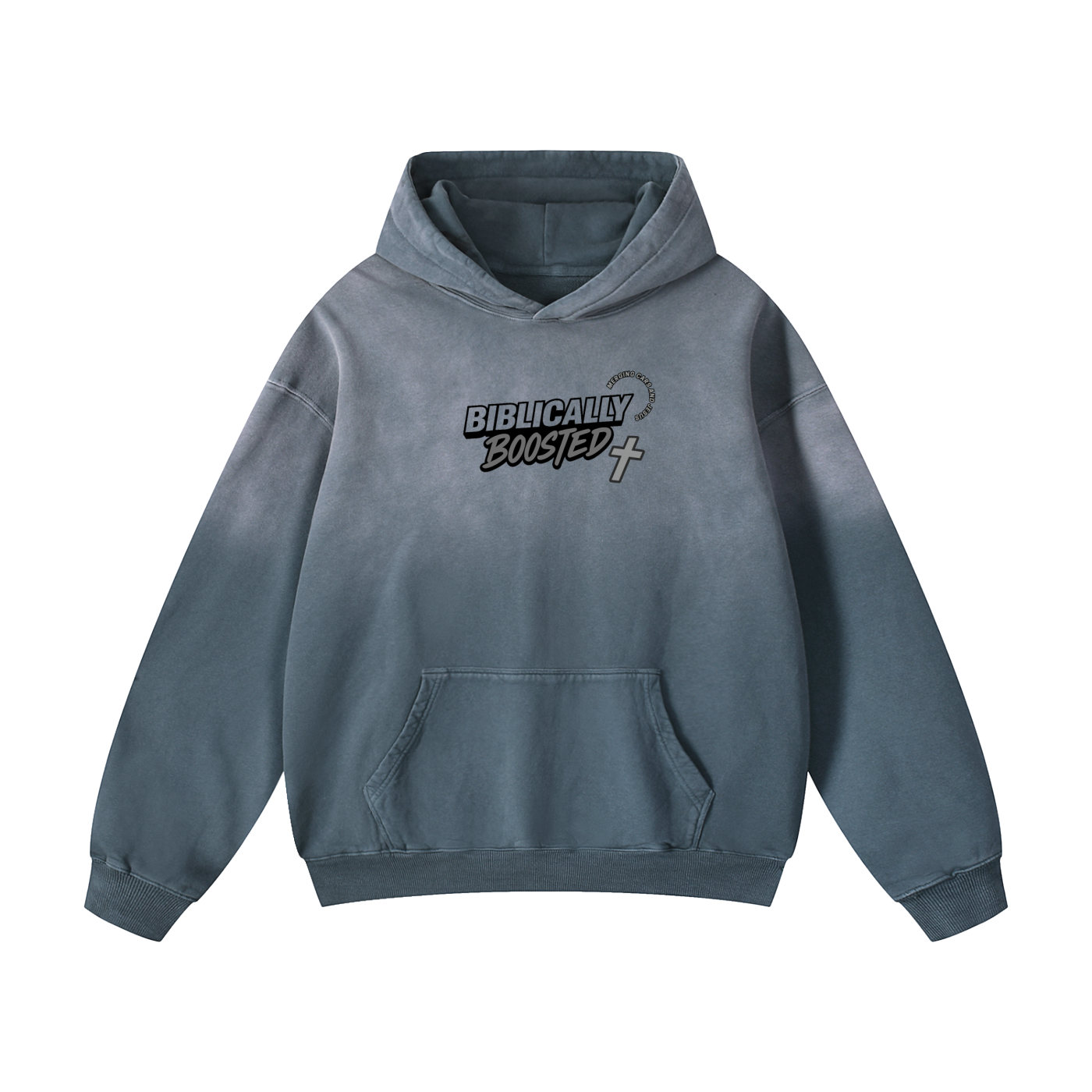 Biblically Boosted Terminator Sun Fade Hoodie