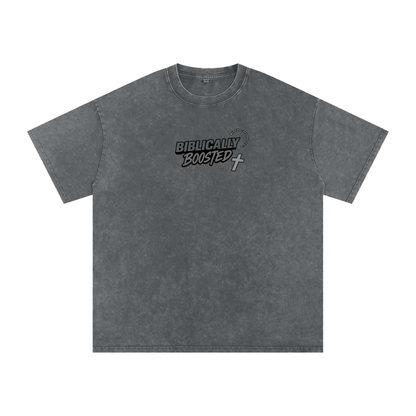 Biblically Boosted Heavenly Combo Snow Washed T-shirt