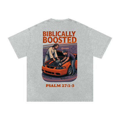 Biblically Boosted Terminator Snow Washed T-shirt