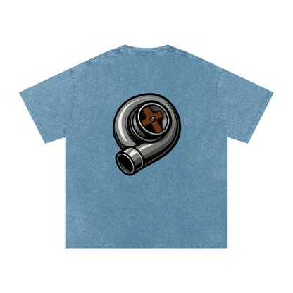 Biblically Boosted Turbo Snow Washed T-shirt