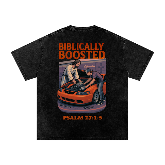 Biblically Boosted Terminator Snow Washed T-shirt