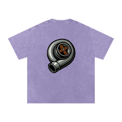 Biblically Boosted Turbo Snow Washed T-shirt