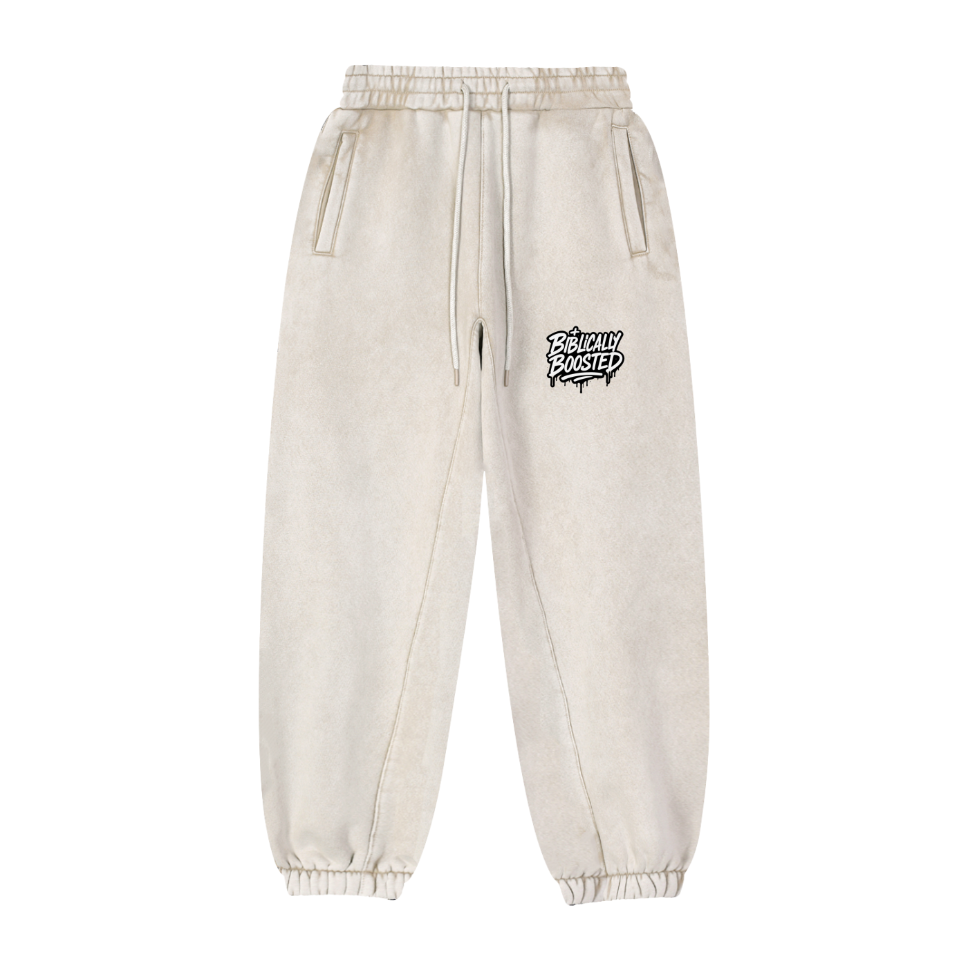 Biblically Boosted Washed Sweatpants