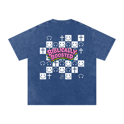 Biblically Boosted Checker T-Shirt