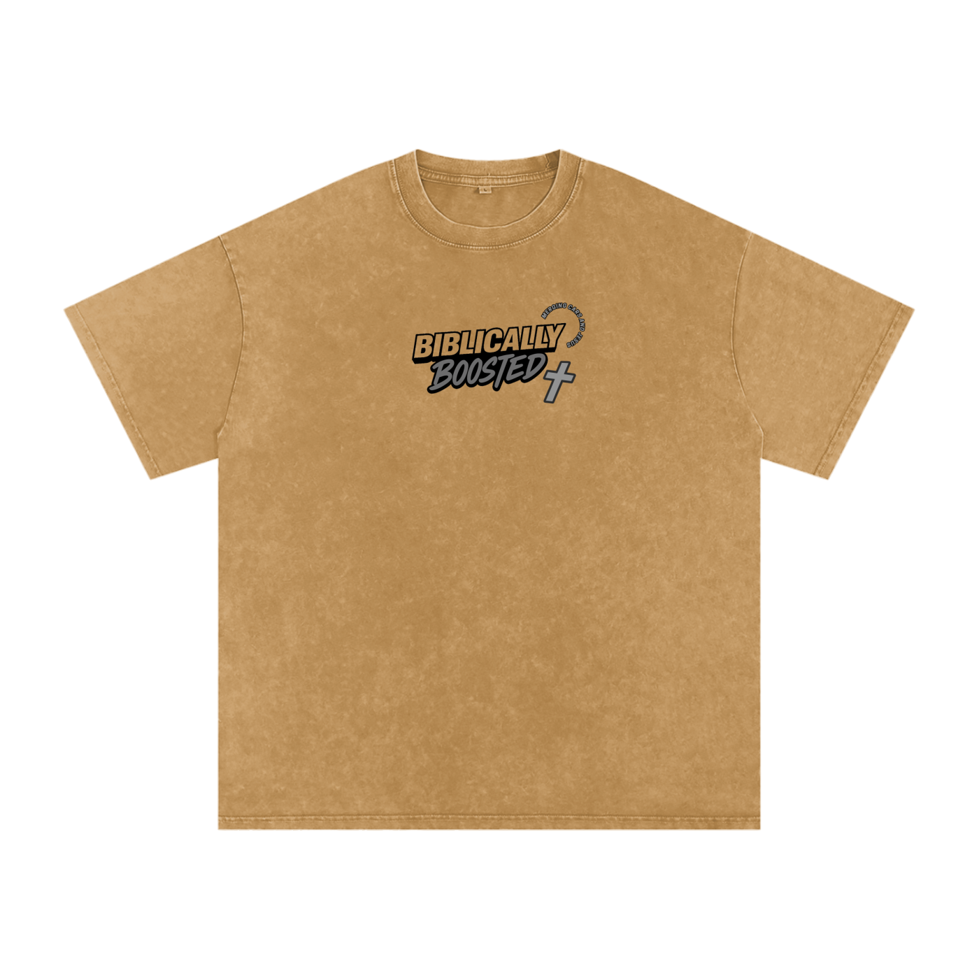 Biblically Boosted Heavenly Combo Snow Washed T-shirt