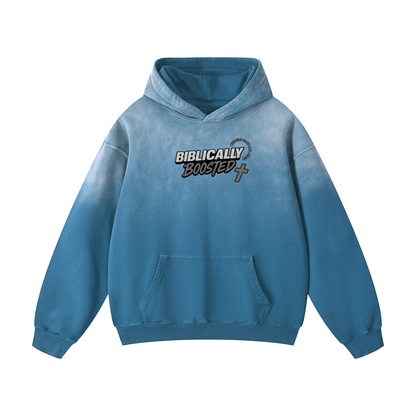 Biblically Boosted Wanted Sun Fade Hoodie