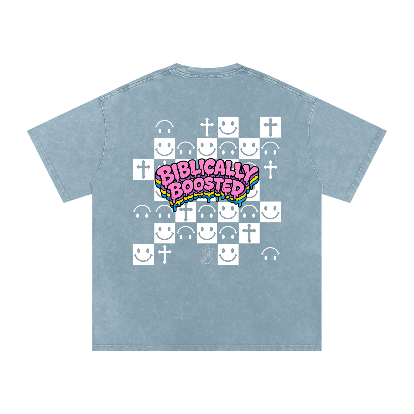 Biblically Boosted Checker T-Shirt