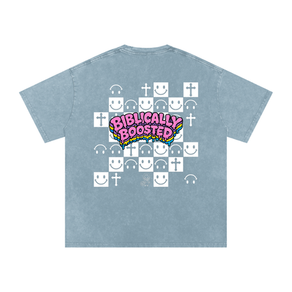 Biblically Boosted Checker T-Shirt