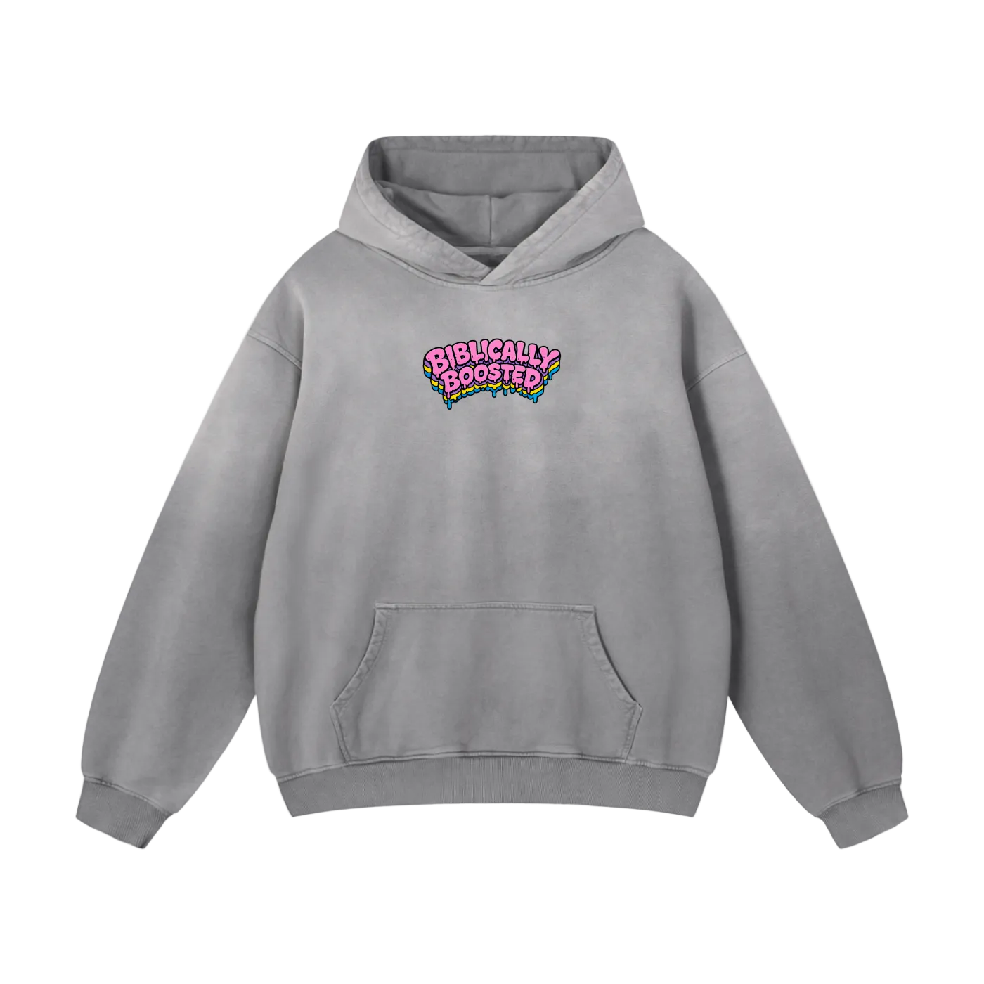 Biblically Boosted Sun Fade Checker Hoodie