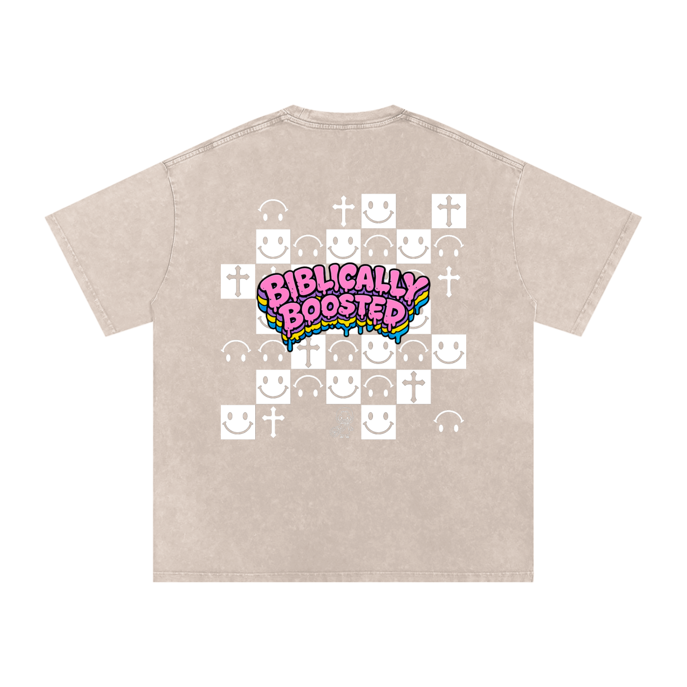 Biblically Boosted Checker T-Shirt