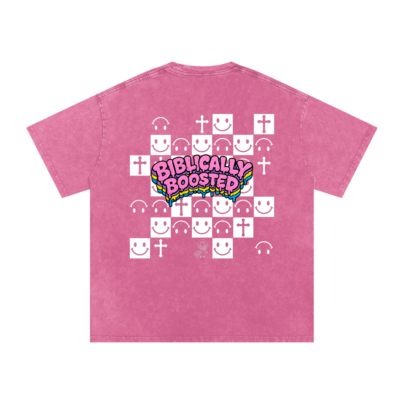 Biblically Boosted Checker T-Shirt