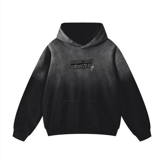 Biblically Boosted Mustang Sun Fade Hoodie