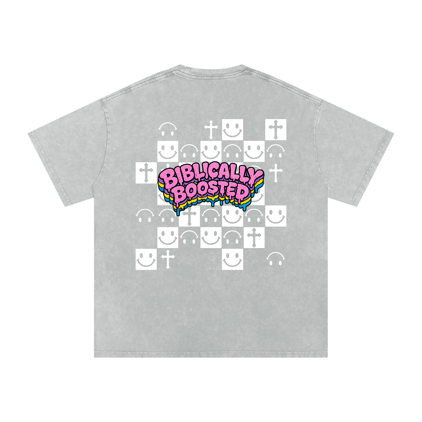 Biblically Boosted Checker T-Shirt