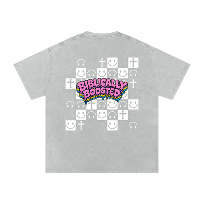 Biblically Boosted Checker T-Shirt