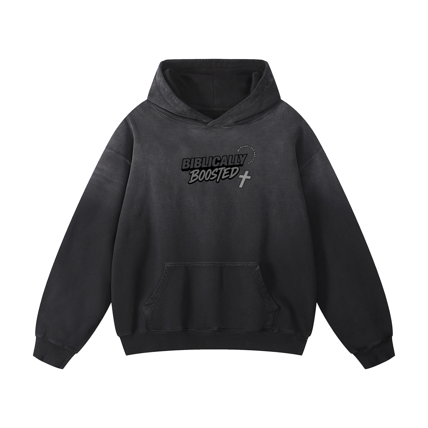 Biblically Boosted VW Golf Sun Fade Hoodie